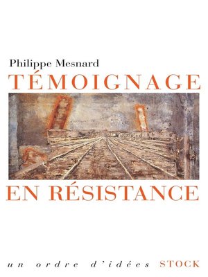 cover image of Témoignage en résistance